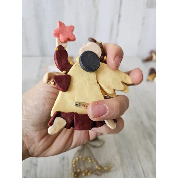 Angel vintage set magnet ornament tree wire ornament angel - Picture 8 of 10